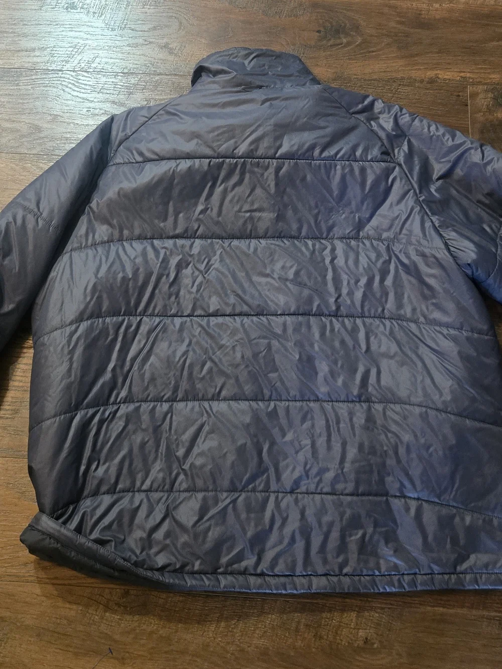 The North Face Navy Jacket with Red Trim